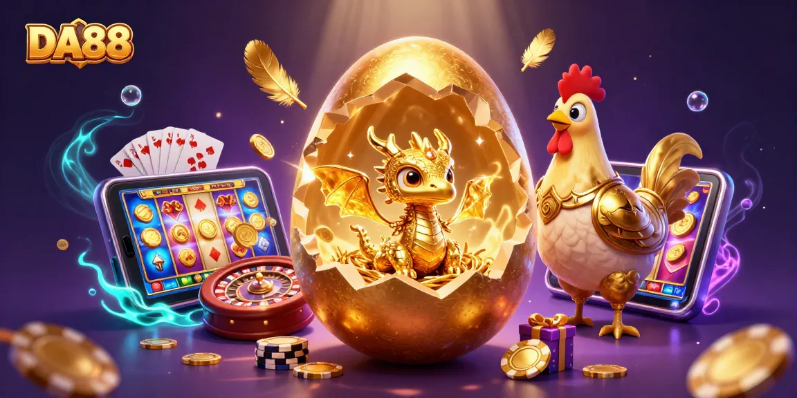 Play dynamic casino games with DA88 and experience thrilling excitement in a vibrant 3D scene.