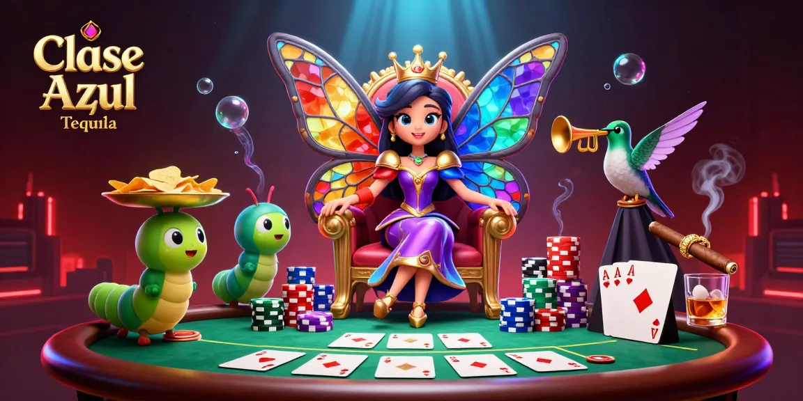 Engage with Clase Azul Tequila while enjoying thrilling poker action at a vibrant casino scene.