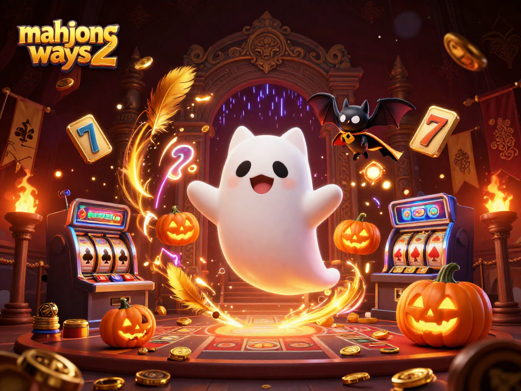 Spin and win in mahjong ways 2 with vibrant casino elements and energetic characters.